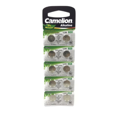 Батарейка Camelion AG08 (391A/LR1120/191) BL-10