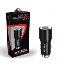 АЗУ-2 USB WALKER WCR-21 2.4А, 12 Вт, черный