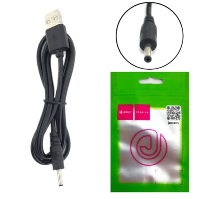 USB кабель JOOVE D09 штекер 3,5х1,35, 1м, блистер