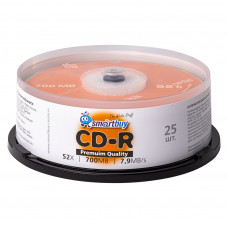 Диск CD-R SmartBuy 700Mb 52x CB-25