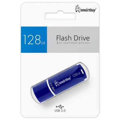 USB 3.0 флэш-диск 128Gb Smartbuy Crown синий