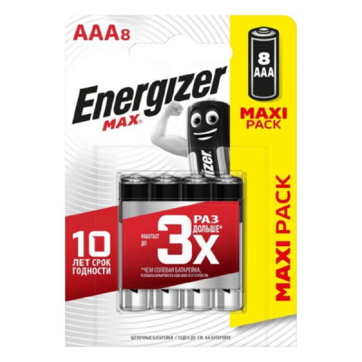 Батарейка ENERGIZER LR03 MAX BL-8 (96)