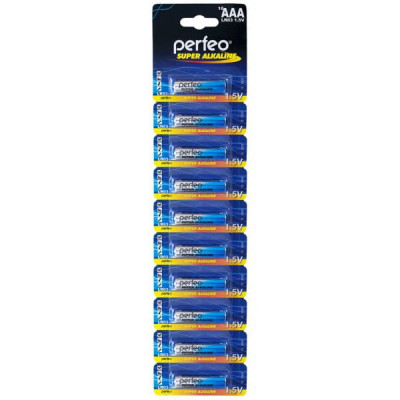 Батарейка PERFEO LR03 Super Alkaline Отрывной BL-10