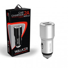АЗУ-2 USB WALKER WCR-21 2.1А, серебряное (Технические Характеристики на Русском языке )
