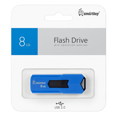USB флеш-диск 8Gb Smartbuy Stream синий