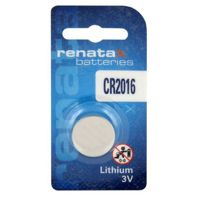 Батарейка Renata CR2016 BL1 (10/100)