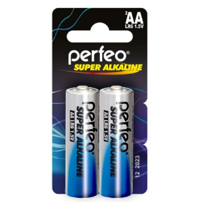 Батарейка Perfeo LR06 Super Alkaline BL-2 mini (60/240)
