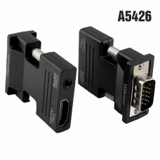 Переходник HDMI-VGA H181 (HDMI-VGA/J3.5) Black