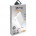 Внешний аккумулятор 5000 mAh Walker WB-305 белый, Li-Pol, USBх2. Вход microUSB,Type-C 2.1A. Выход USB1/USB2 2.4A.