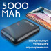 Внешний аккумулятор 5000 mAh Walker WB-305 черный, Li-Pol, USBх2. Вход microUSB,Type-C 2.1A. Выход USB1/USB2 2.4A.