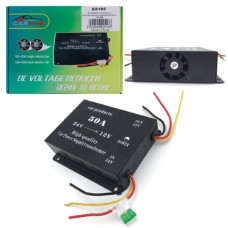 Автомобильный инвертор (преобразователь напряжения) Carlive 24V на 12V 50A
