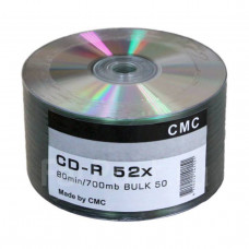 Диск CD-R 80min/700mb 52x Bulk/50 CMC)