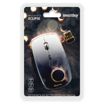 Мышь беспроводная Smart Buy 327AG, принт Eclipse, (1/40)