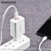 СЗУ-USB BOROFONE BA21A 3A, 18W, QC3.0, White