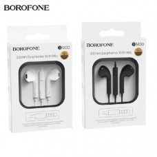 Гарнитура вкладыши BOROFONE BM30, тип наушника APods Black Кабель наушников с эмалированным проводом. Микрофон: пульт с микрофоном. Длина: 1.2 м.