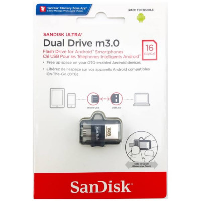 USB 3.0 флэш-диск 16GB SanDisk OTG Ultra Android Dual Drive