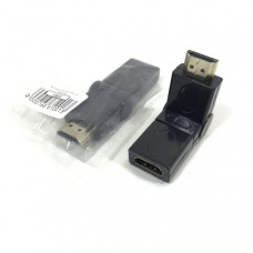 Переходник H46 (HDMI мама/папа 270) поворотный