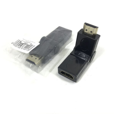 Переходник H46 (HDMI мама/папа 270) поворотный