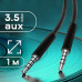 Кабель Аудио 3,5 Jack-3,5 Jack WALKER WCA-049 черный, 1м, 4pin, в блистере