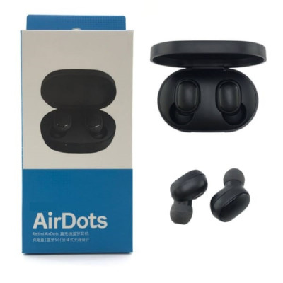 Гарнитура вакуумная Bluetooth M Redmi AirDots BT 5.0V. Характеристики кейса: вес - 35.4г, размеры - 62х40х77.2 мм, время зарядки - 2ч, емкость АКБ - 300мАч; время работы от аккумулятора в кейсе - 12ч. Емкость аккумулятора, мАч: 40мАч. Время зарядки: 1,5ч.