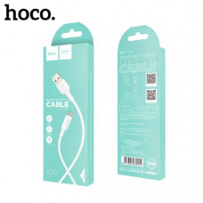 Кабель Type-C HOCO X25 1м, 3A, ПВХ, White