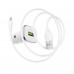 АЗУ-USB MicroUSB BOROFONE BZ12A 1м, QC3.0, White