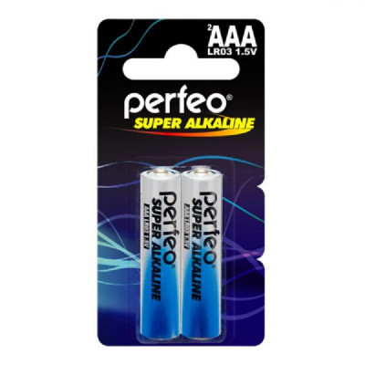 Батарейка PERFEO LR03 mini Super Alkaline  BL-2
