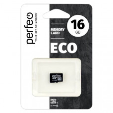 Карта памяти MicroSDHC 16Gb Perfeo Class 10 economy series