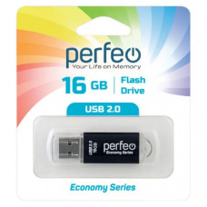 USB флеш-диск 16Gb Perfeo E01 Black economy series