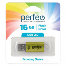 USB флеш-диск 16Gb Perfeo E01 Gold economy series