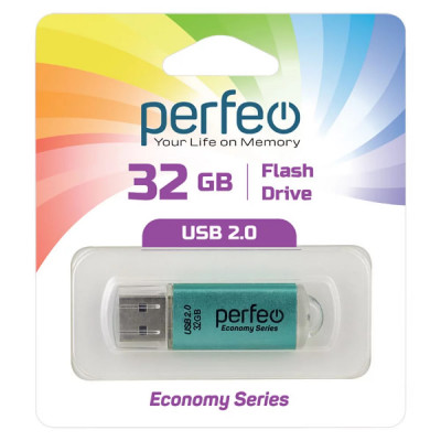 USB флеш-диск 32Gb Perfeo E01 Green economy series