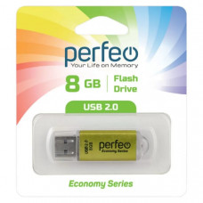 USB флеш-диск 8Gb Perfeo E01 Gold economy series