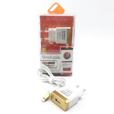 СЗУ Lightning + USB Afka-Tech AF-G39 1.5A, 5V. Сетевое зарядное устройство Lightning + выход USB.