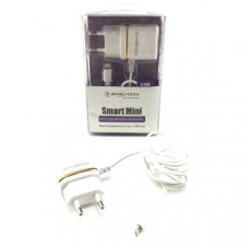 СЗУ Lightning + USB Afka-Tech C-504 1A. Сетевое зарядное устройство Lightning + выход USB, кабель 1 метр.