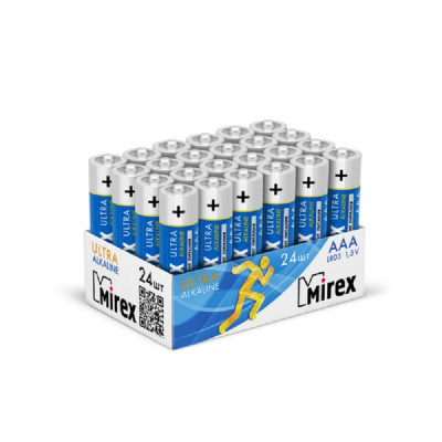 Батарейка Mirex LR03 Box-24 Ultra Alkaline