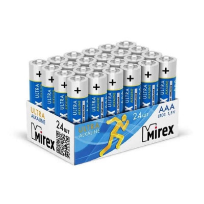 Батарейка Mirex LR06 Box-24 Ultra Alkaline