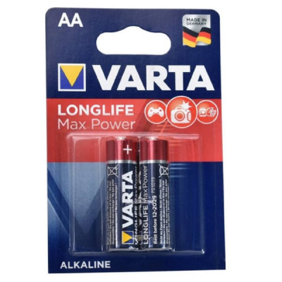 Батарейка VARTA LR06 LONGLIFE MAX POWER (MAX TECH) BL2