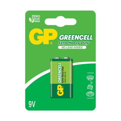 Батарейка GP 6F22 GREENCELL BL1
