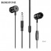 Гарнитура вакуумная BOROFONE BM31 Black TPE кабель с эмалированным проводом.Длина кабеля: 1.2м. Микрофон: пульт с микрофоном.