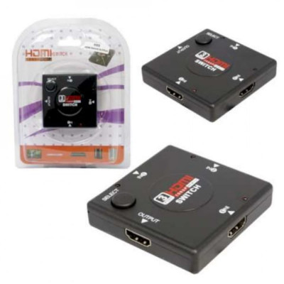 Разветвитель HDMI H55 на 3 порта HDMI (HDVD. HDV. PS3)