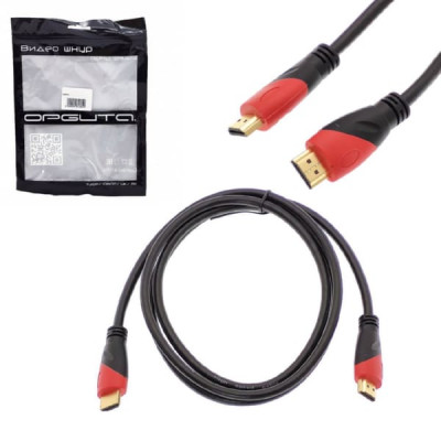 Кабель HDMI-HDMI 3м Орбита OT-AVW40 (SH-163) (v2.0 пакет)