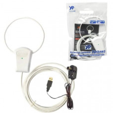 Антенна комнатная Уралка УР-5У,  длина кабеля 5м, блок питания USB+5V