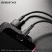 Кабель Micro USB BOROFONE BX31 1м, 2.4А, силикон, Black