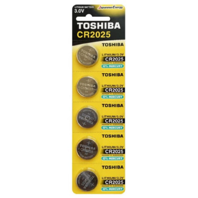 Батарейка TOSHIBA CR2025 BL5 (5/100/12000)