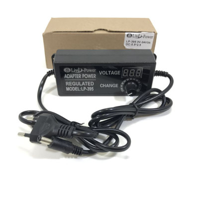 Универ.СЗУ для ноутбуков Live-Power LP-395 (100V-240V, 50-60Hz/3~24V-3A) штекер, (размер 5.5x2.5)