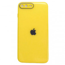 Чехол стеклянный iP 7/8 Plus Glass Yellow