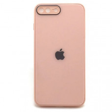 Чехол стеклянный iP 7/8 Plus Glass Peach