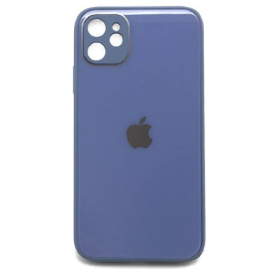 Чехол стеклянный iP 11 Glass Azure