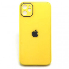 Чехол стеклянный iP 11 Glass Yellow