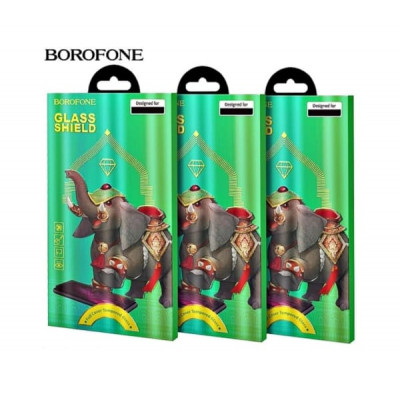 Стекло защитное Borofone iP 7/8 Plus Glass Shield Black